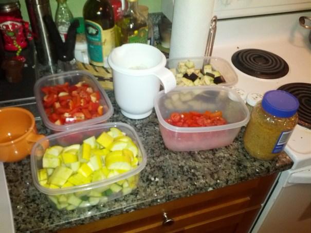 All of our Ingredients Ready to Go!