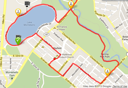 This seems like a good point in my blog posting to show the map.