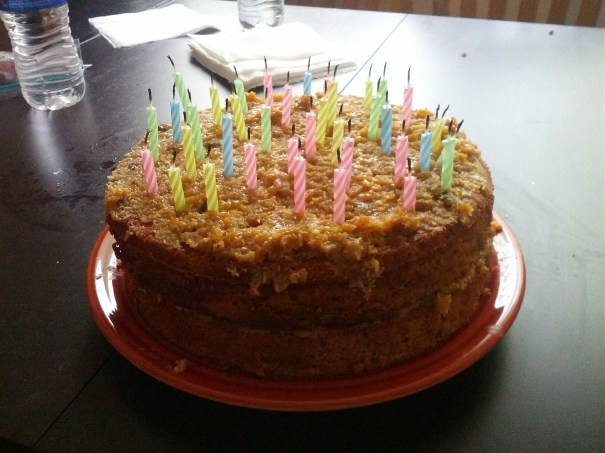 Got all the candles in one try!  And lets face it, that is a lot of candles!