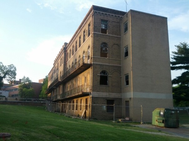 Morgan State College, Building under renovation.