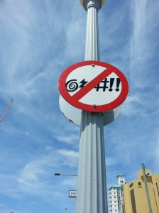 Sign on Atlantic.  Keep that language clean!