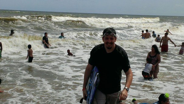 The second day we all had shirts on.. because of the sun burns from the first day!