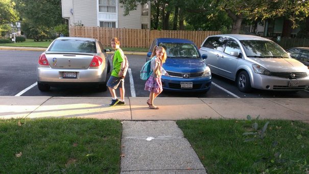 This year they go different ways, to different schools!