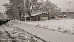 The beautiful weather for the race!