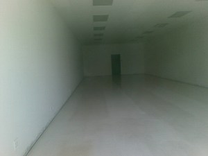 Looking in the windows, this is what EVERY store looked lie.